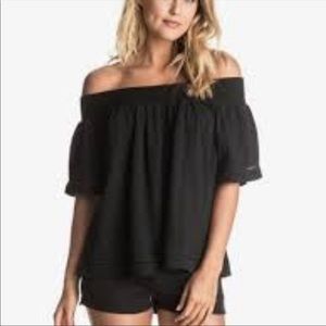 Roxy off the shoulder shirt
